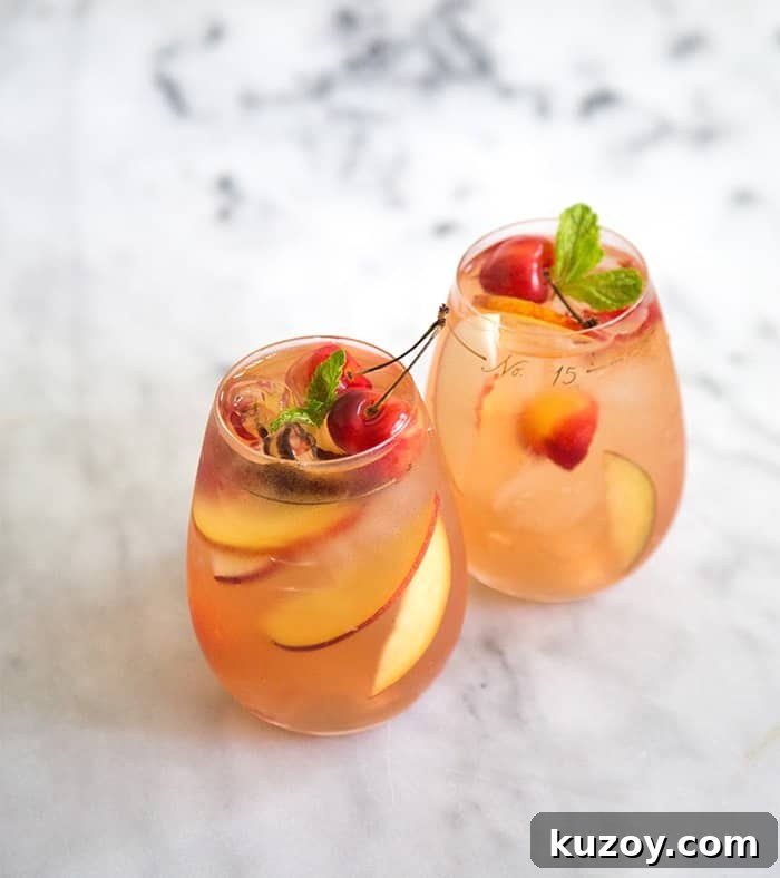 Summer Stone Fruit Sangria Recipe for Bright, Fruity Cocktails 3 Stone Fruit Sangria