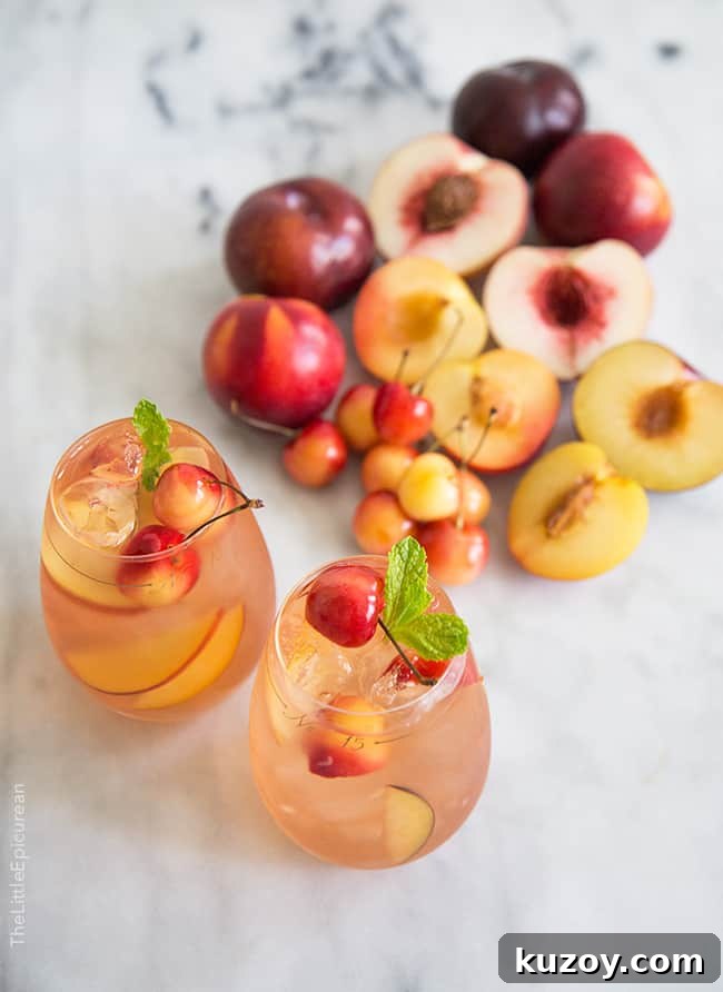 Summer Stone Fruit Sangria Recipe for Bright, Fruity Cocktails 8 Stone Fruit Sangria