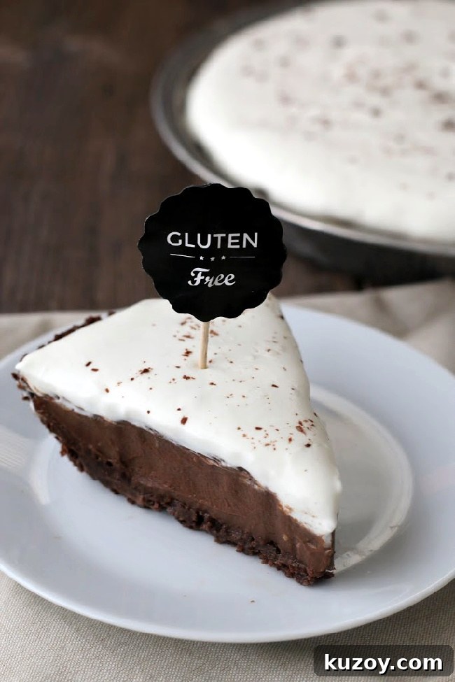 Gluten-Free Chocolate Cream Pie Recipe — Decadent & Dairy-Free Option 5 Gluten-free Chocolate Cream Pie with Chocolate Cookie Crust