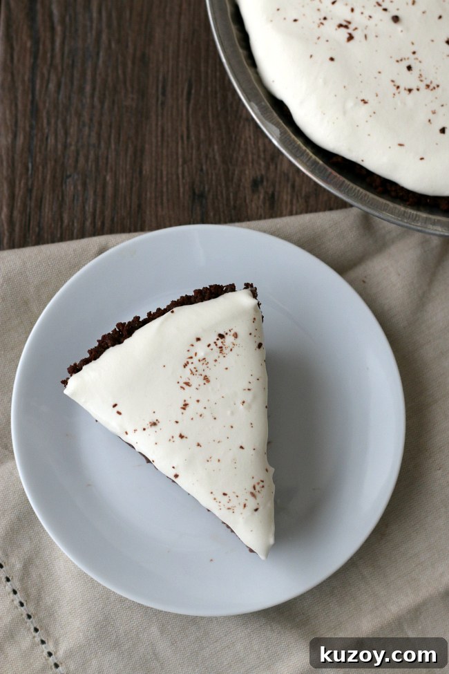 Gluten-Free Chocolate Cream Pie Recipe — Decadent & Dairy-Free Option 6 Gluten-free Chocolate Cream Pie with chocolate cookie crust. No one will guess this is gluten-free!