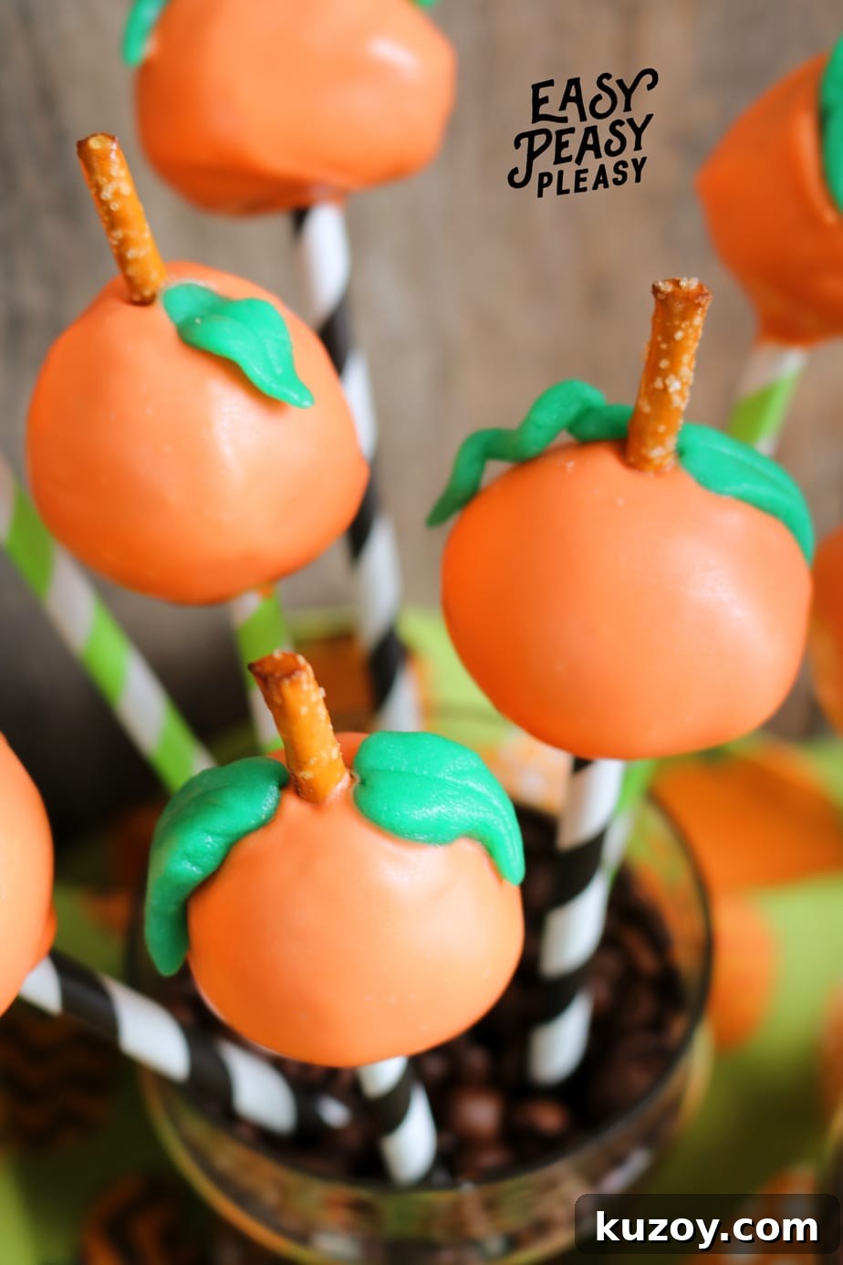 Pumpkin Donut Hole Pops: Fall Dessert Recipe and Party Treats 3 Grab these easy 5 Ingredients to whip up cute Donut Hole Pumpkin Pops perfect for fall and Halloween.