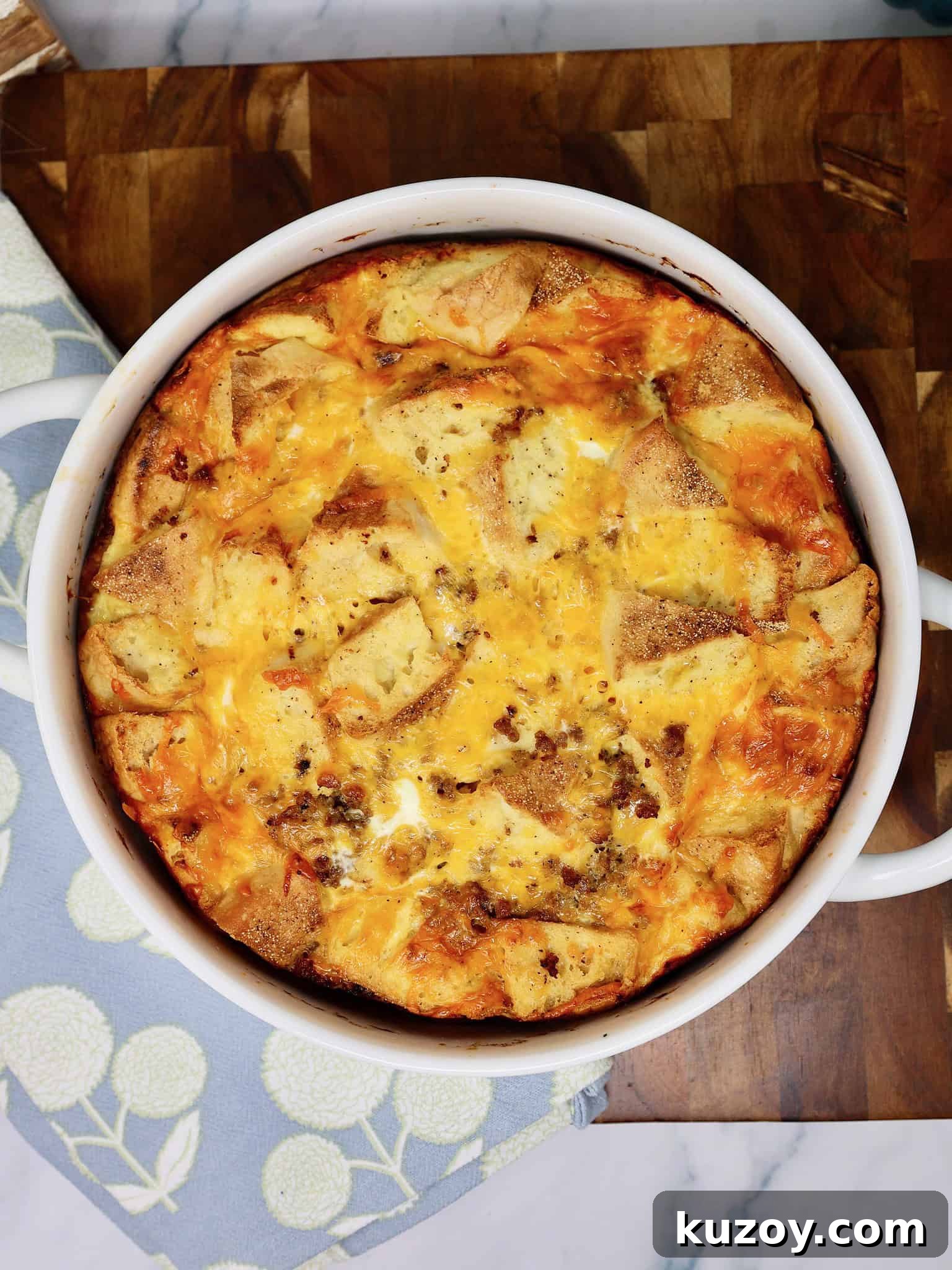 Sausage and Egg McMuffin Casserole Recipe for Breakfast Bake 4 english muffin breakfast casserole with sausage