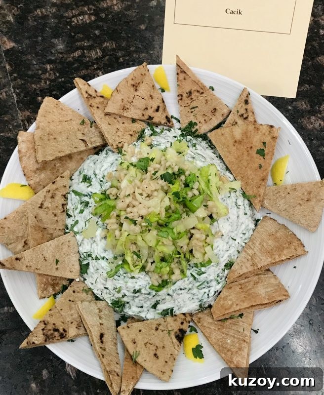 Cacik, Healthy Kitchens, Healthy Lives via lizshealthytable.com