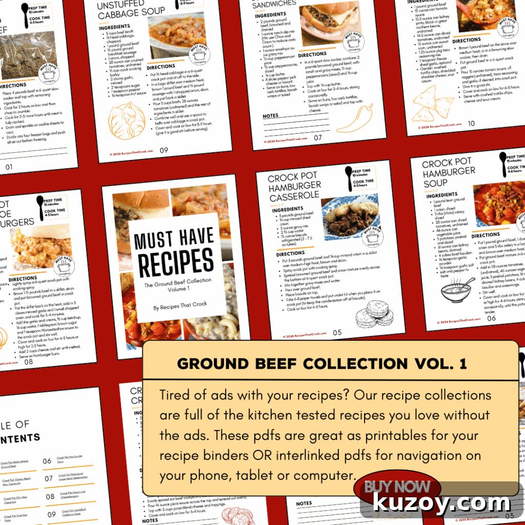Slow-Cooker Sloppy Joe Cheeseburgers: Melty, Mess-Free Recipe 3 Must Have Recipes: The Ground Beef Collection