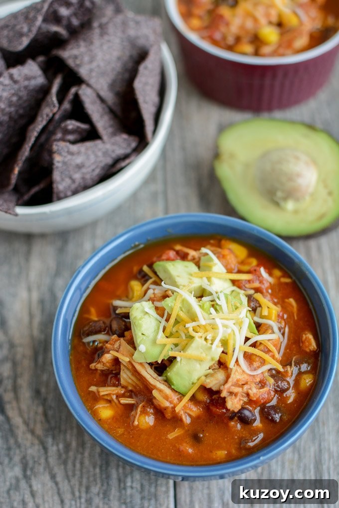 Sweet potato chicken chili from the lean green bean made in the Instant Pot.