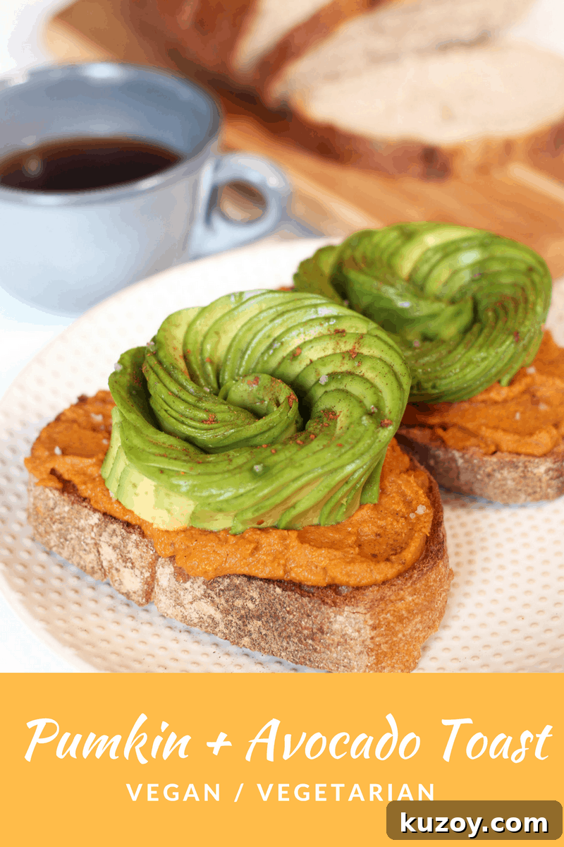 Pumpkin and Avocado Toast Recipe for Fall Breakfast or Brunch 6 Pumpkin Avocado Toast