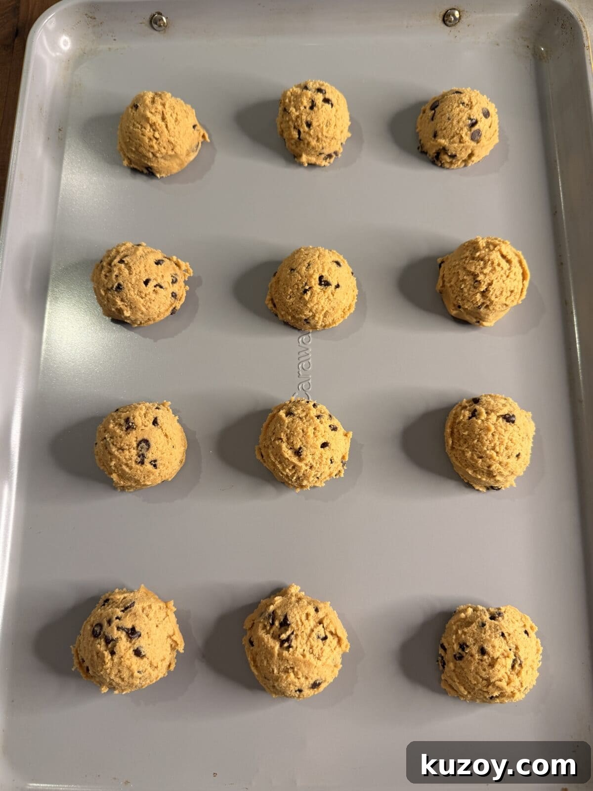 Chocolate chips and ingredients