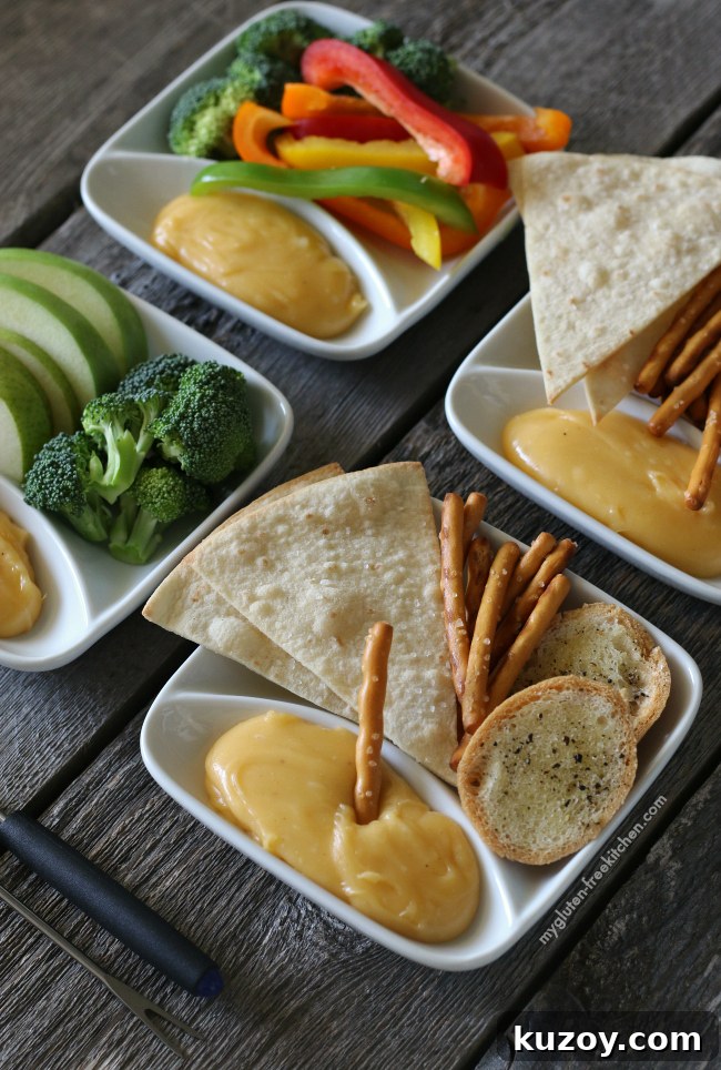 Gluten-Free Cheese Fondue Recipe (Alcohol-Free) 5 Gluten-free Cheese Fondue kid-friendly