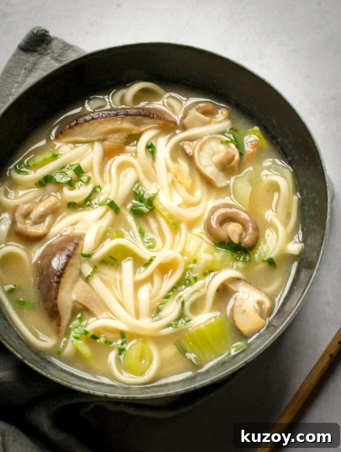 Celeriac and Hazelnut Soup Recipe: Creamy Autumn Soup with Toasted Nuts 5 Shiitake Mushroom Soup in bowl