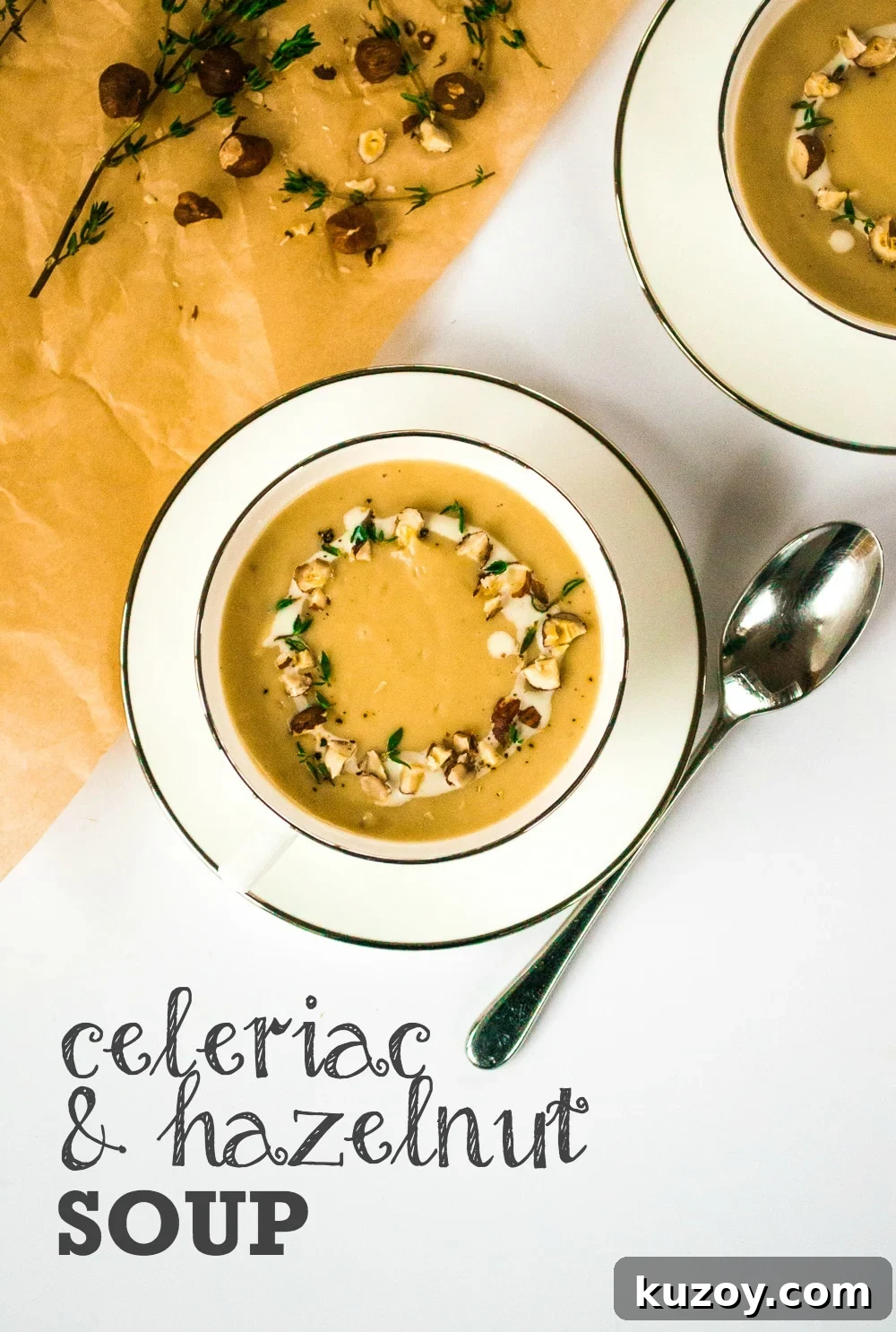 Celeriac and Hazelnut Soup Recipe: Creamy Autumn Soup with Toasted Nuts 8 Celeriac & Hazelnut Soup | Vegetarian & Vegan