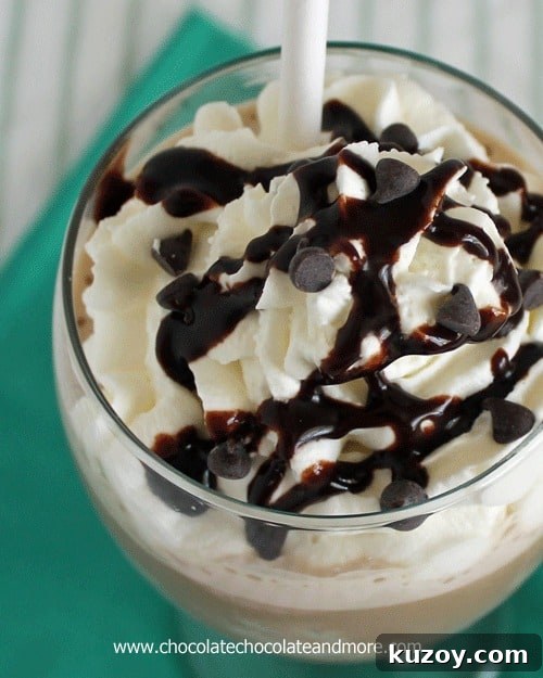 Decadent Dark Chocolate Cream Pie Recipe for Chocolate Lovers 15 Frozen-Mocha-Frappuccino-19c