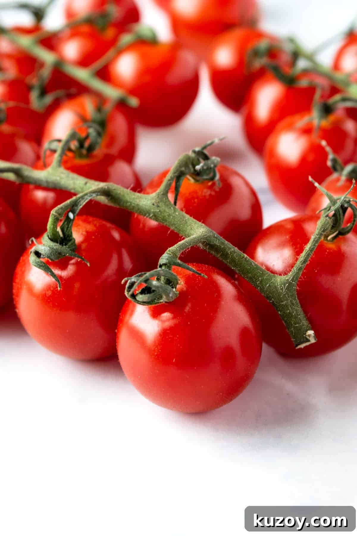 Cherry Tomatoes on the Vine.