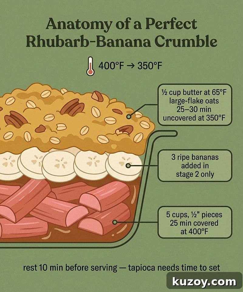 Rhubarb Banana Crumble with Caramelized Pink Topping — 2026 Recipe 2 Anatomy of a Perfect Rhubarb-Banana Crumble