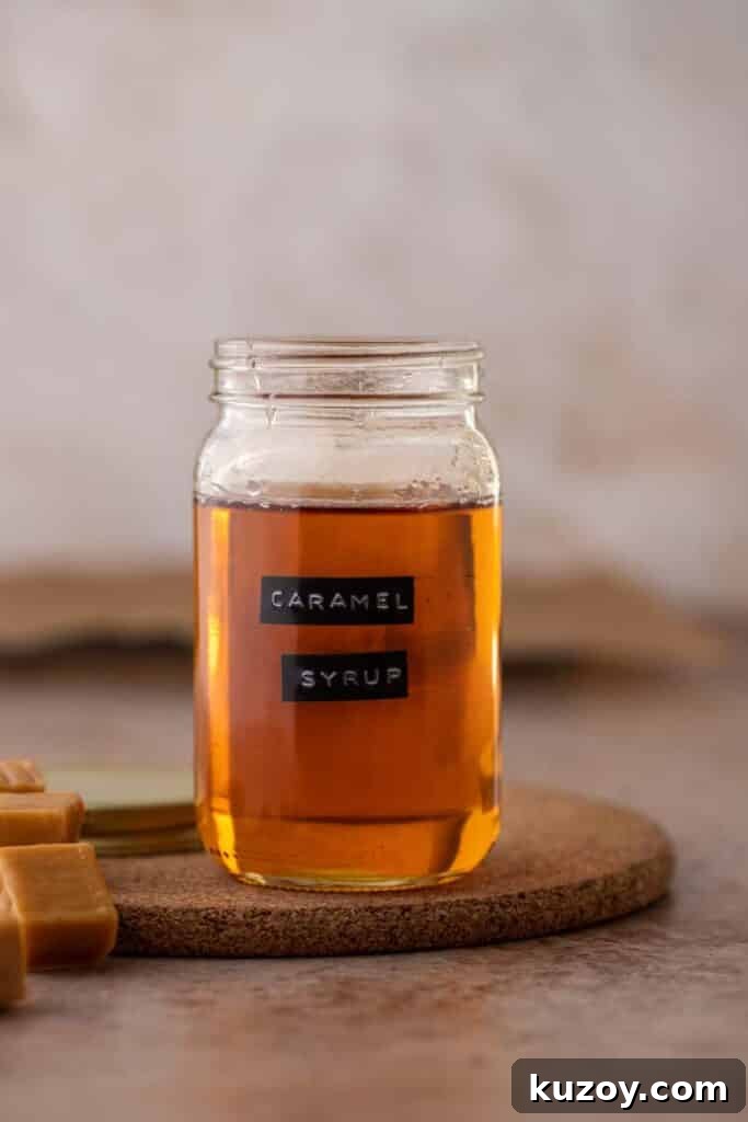 Caramel syrup for coffee recipe
