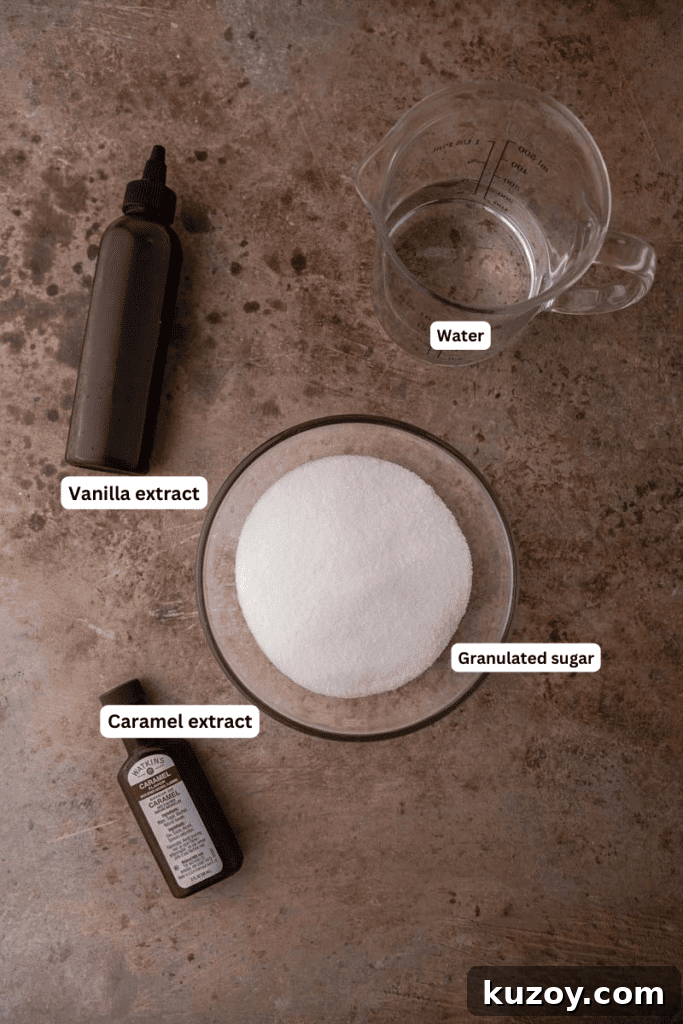 Ingredients on the counter