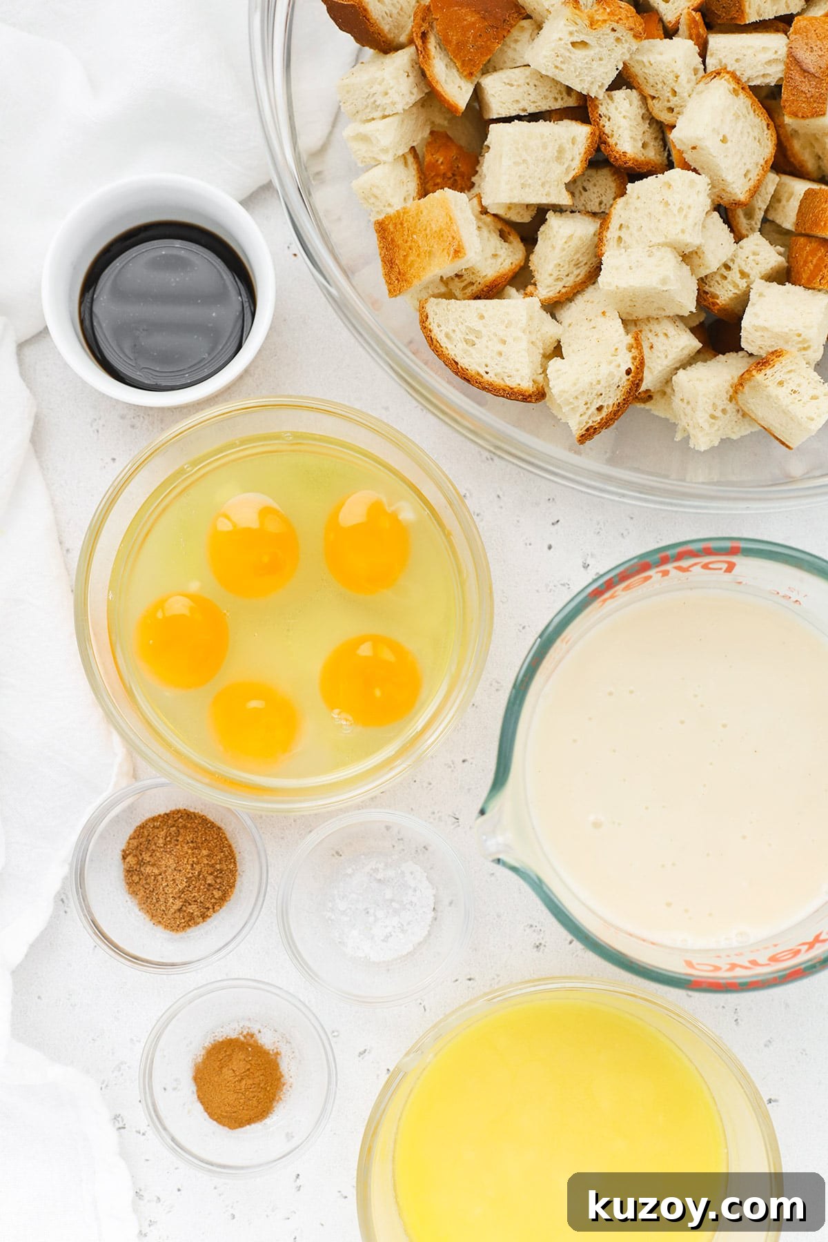 Gluten-Free Eggnog French Toast Casserole Recipe for Holidays 3 Ingredients for gluten-free eggnog french toast casserole