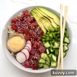 tuna poke bowl