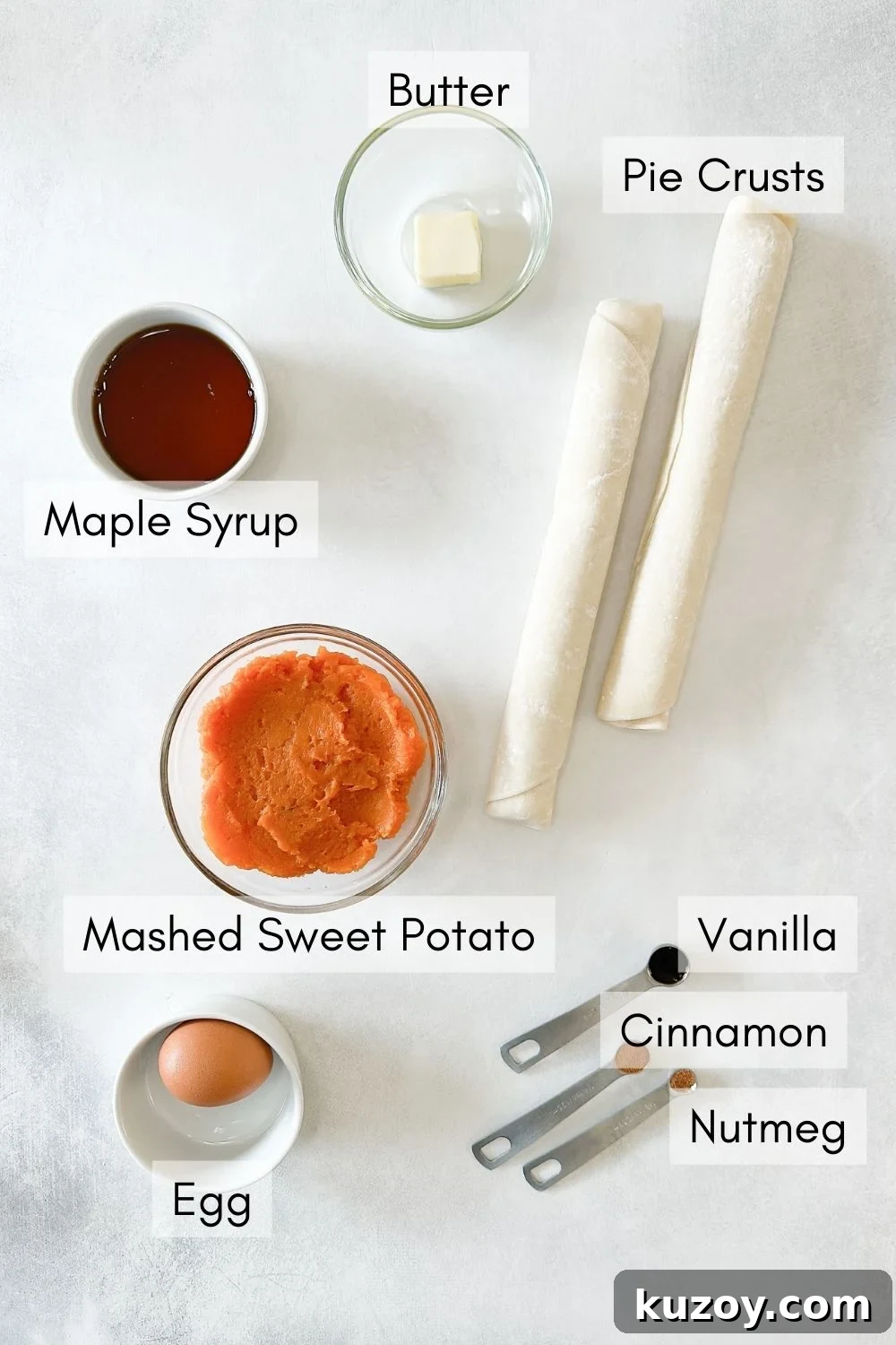 Sweet Potato Hand Pies Recipe: Flaky Crust & Savory-Sweet Filling 3 Ingredients to make sweet potato hand pies.