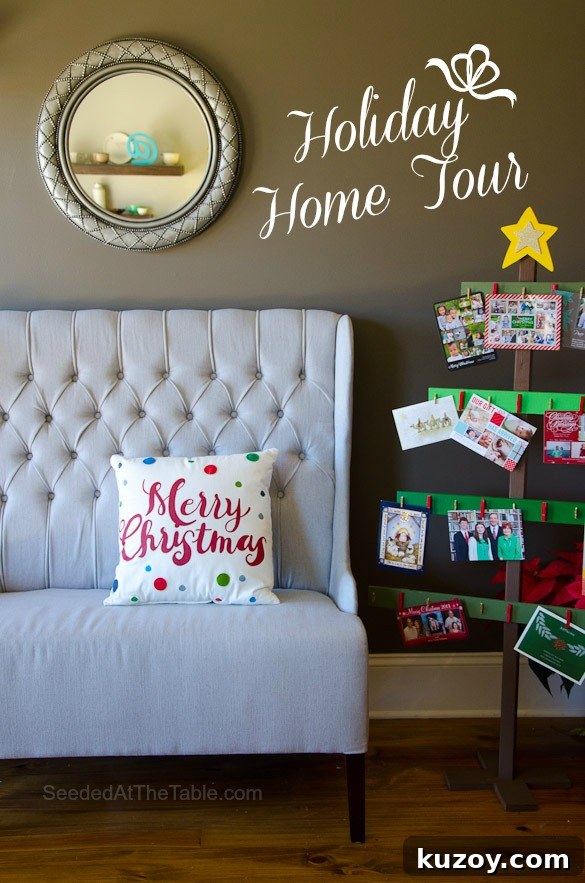 2013 Holiday Home Tour: Festive Decor Ideas & Inspiration 2 Holiday Home Tour by SeededAtTheTable.com