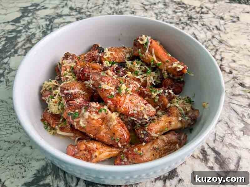 Crispy Garlic Parmesan Wings on the Big Green Egg: Perfect Recipe 17 Big Green Egg Garlic Parmesan Chicken Wings