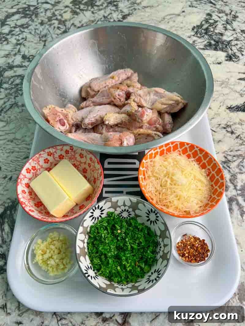 Crispy Garlic Parmesan Wings on the Big Green Egg: Perfect Recipe 8 Big Green Egg Garlic Parmesan Chicken Wings