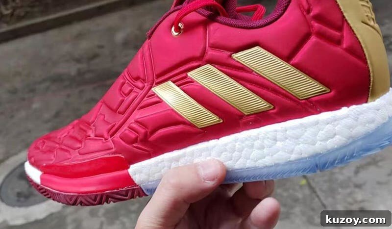 First Look: adidas Harden Vol. 3 Ironman Colorway Review 2 adidas Harden 3 'Ironman'