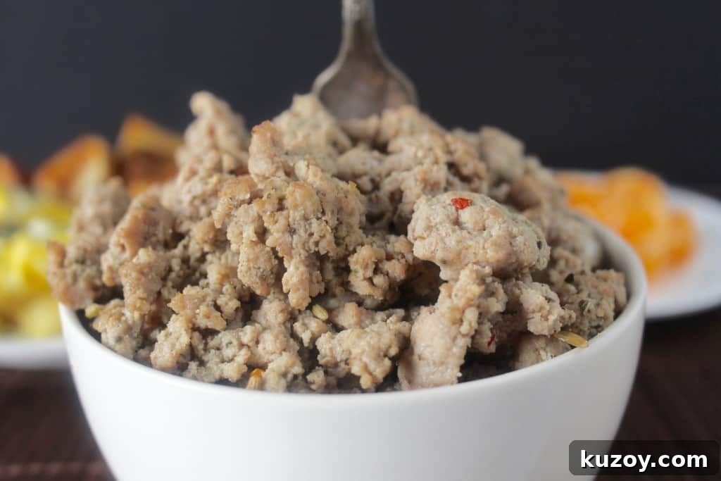 Homemade Paleo Breakfast Sausage Recipe for Meal Prep 3 Paleo Breakfast Sausage