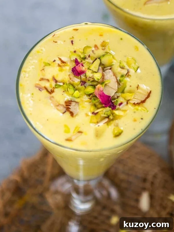 Piyush is a popular summer beverage made using shrikhand as its base.