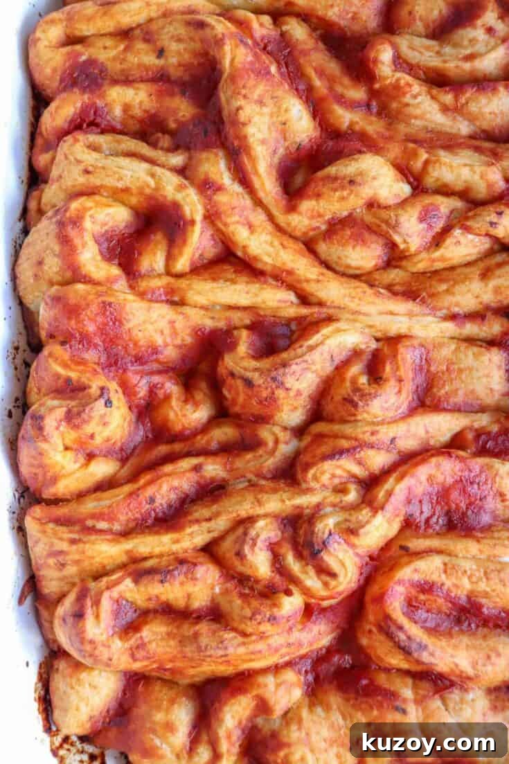 Zombie Brain Deep Dish Pizza