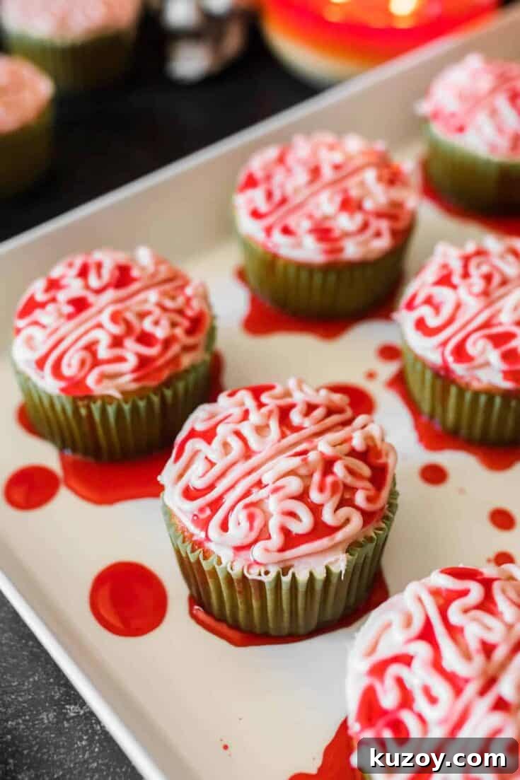 Brain Cupcakes