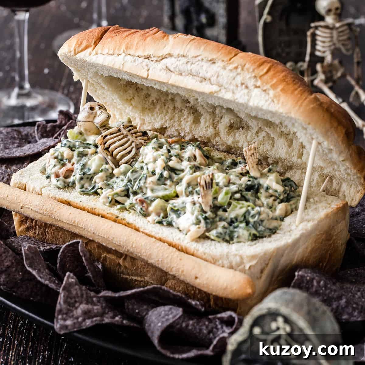 Spinach Dip Coffin