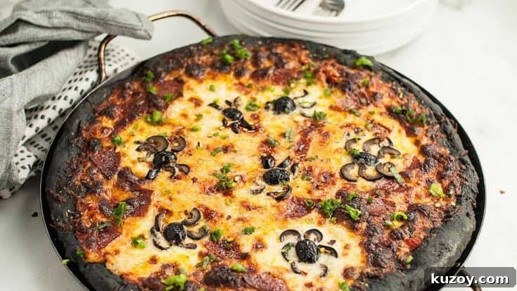 Spider Halloween Pizza with Black Crust