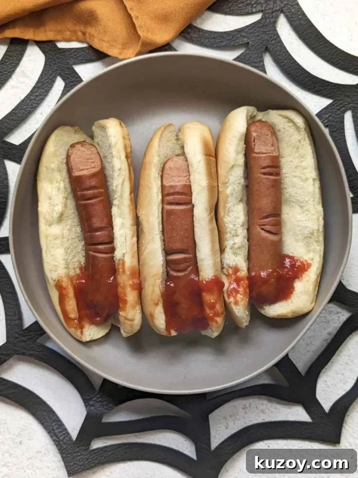 Severed Bloody Hotdog Fingers