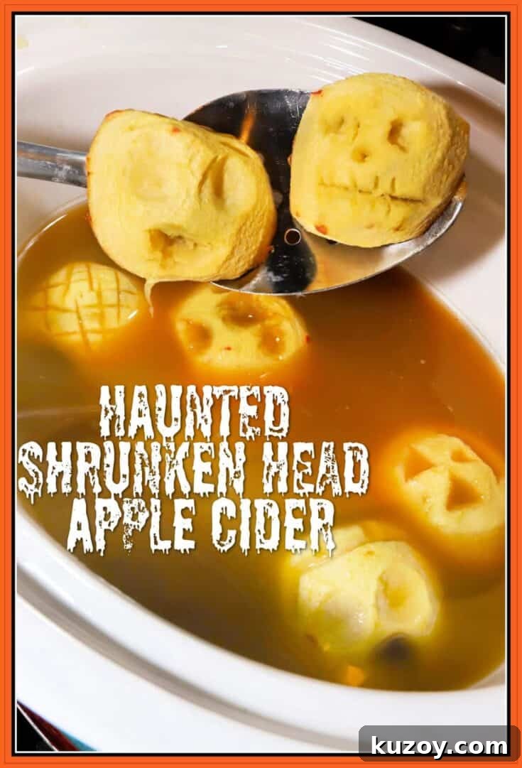 Shrunken Head Apple Cider