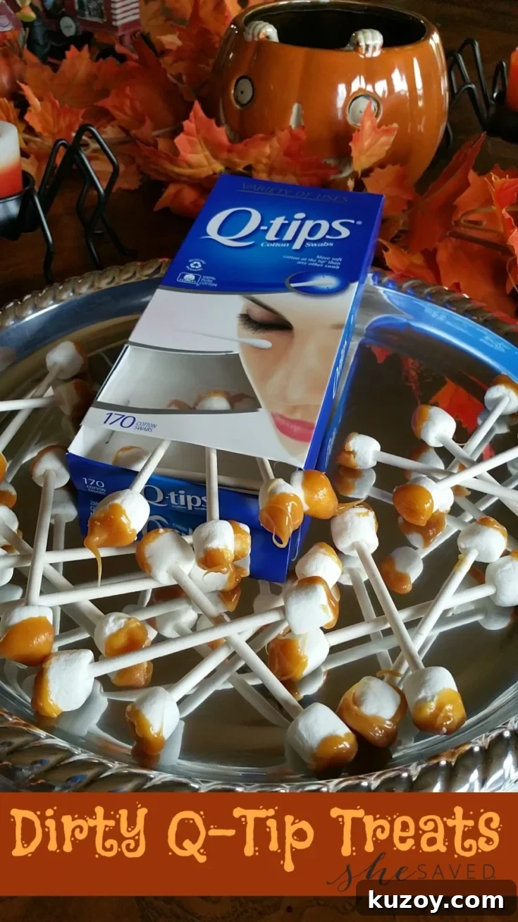 Dirty Earwax Q-tip Treats