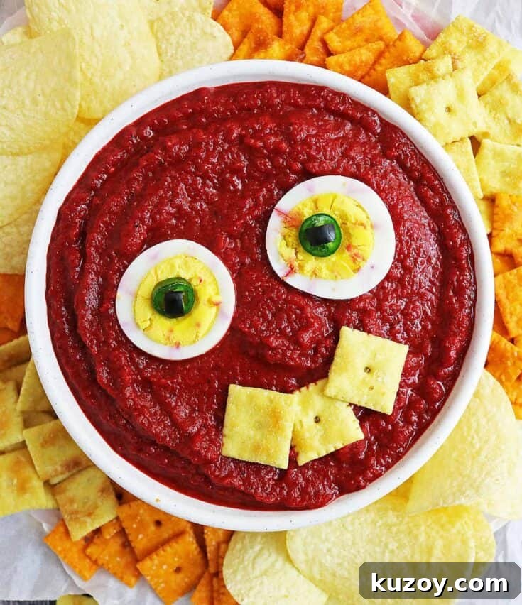 Bloody Messy Eyeball Dip