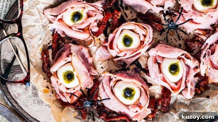Halloween Antipasto Eyeballs