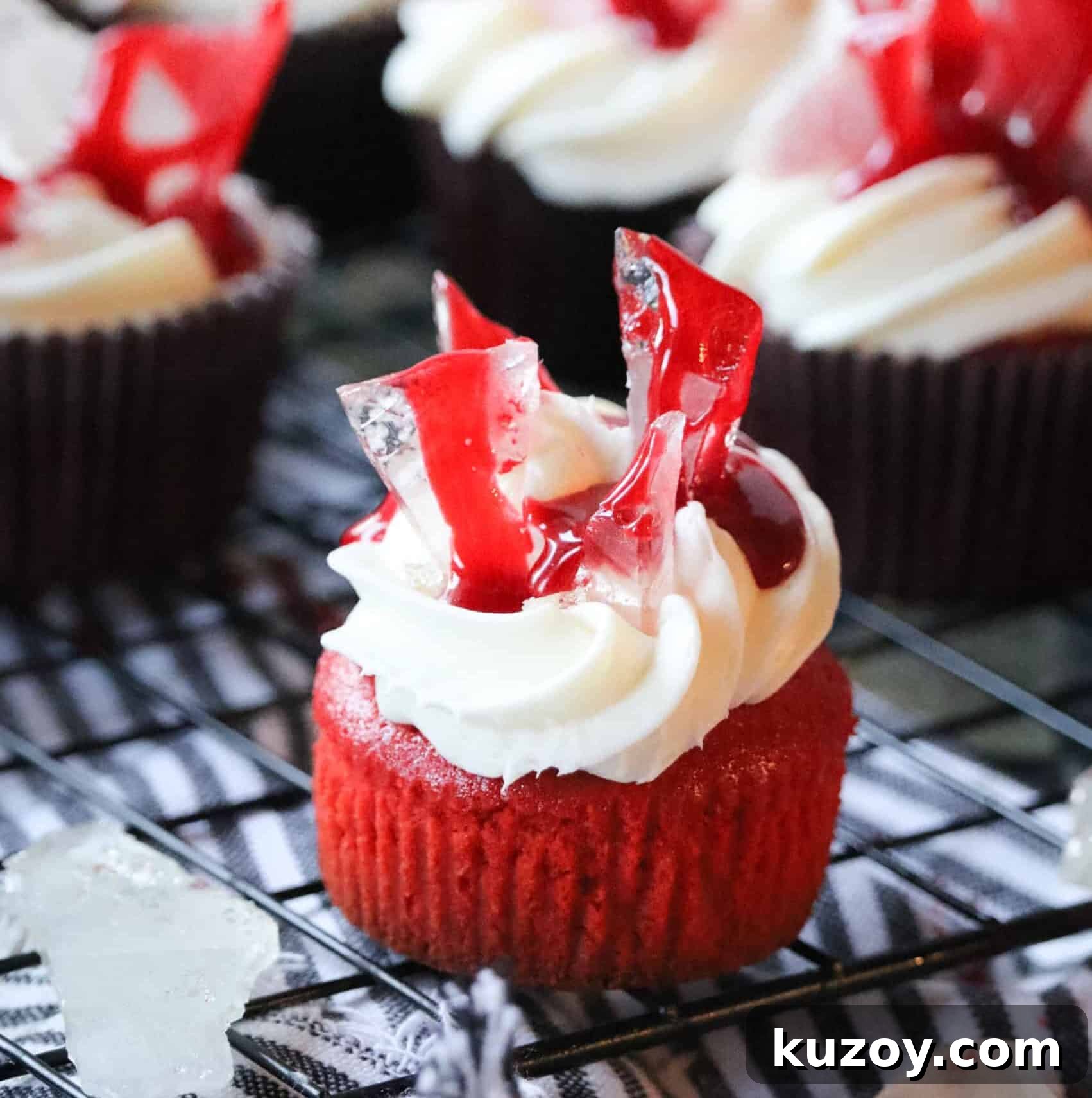Broken Glass Cupcakes