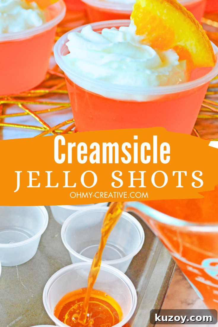 Image for Creamsicle Jello Shots
