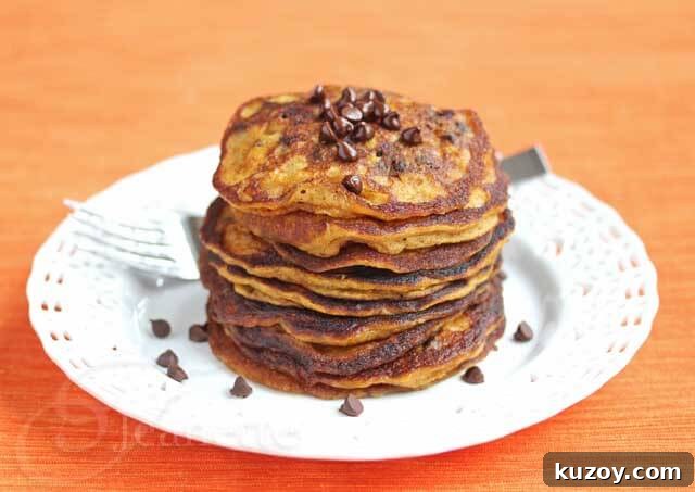 Gluten Free Pumpkin Spice Pancakes 