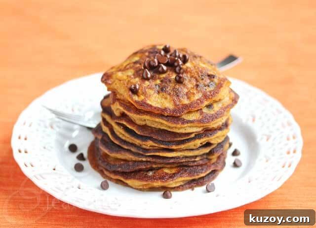 Gluten Free Pumpkin Spice Pancakes
