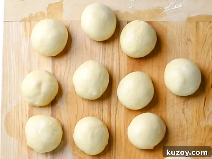 Homemade Brioche Rolls Recipe for Soft, Buttery Loaves 19 Brioche dough formed into rolls.