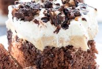 Reeses Peanut Butter Poke Cake Recipe