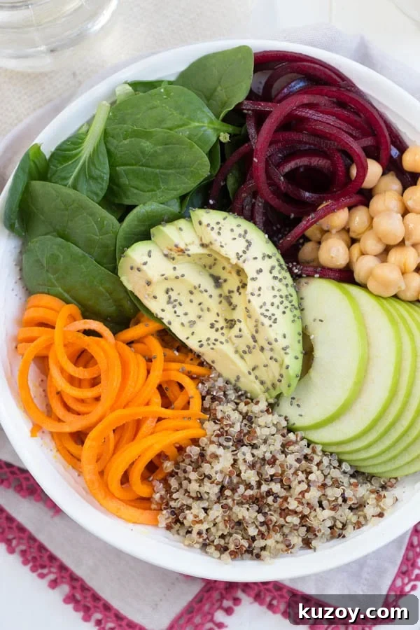 Harvest Buddha Bowl final plating