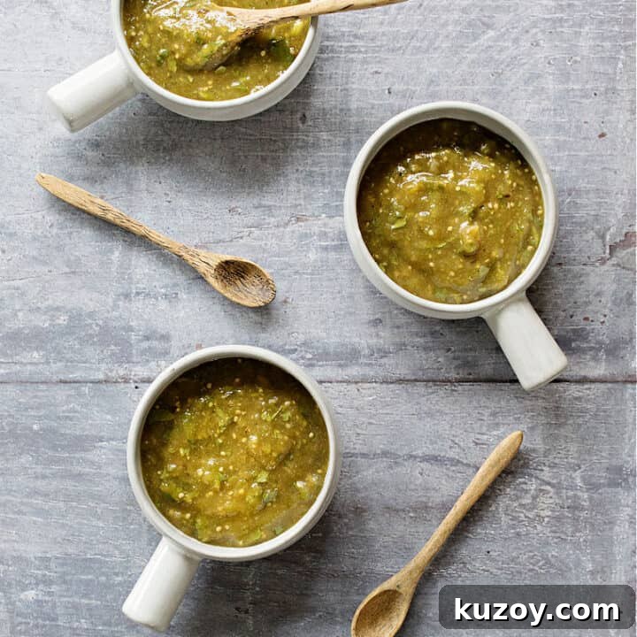 Easy Air Fryer Salsa Verde