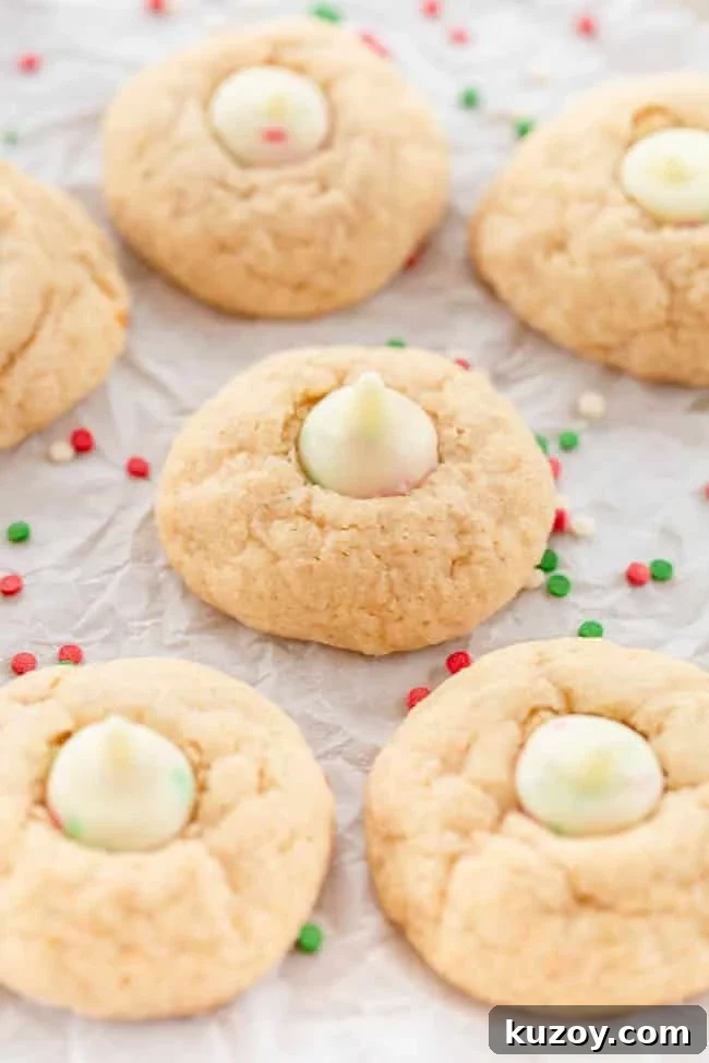Eggnog Thumbprint Cookies