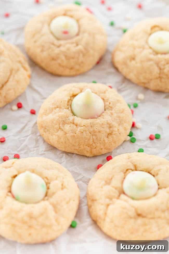 Eggnog Thumbprint Cookies