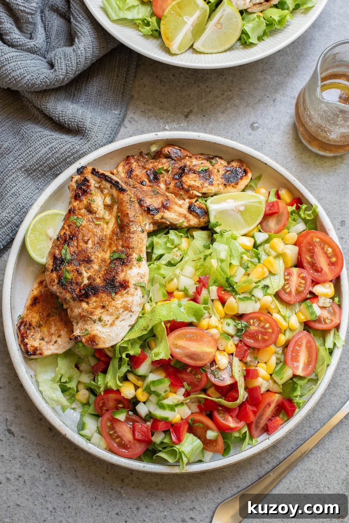 Mexican Grilled Chicken Chopped Salad