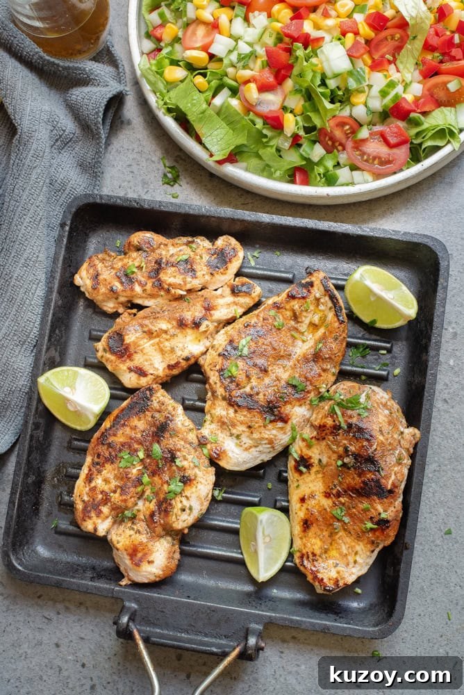 Mexican Grilled Chicken Chopped Salad