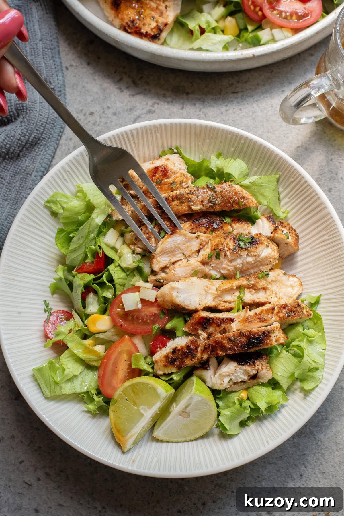 Mexican Grilled Chicken Chopped Salad